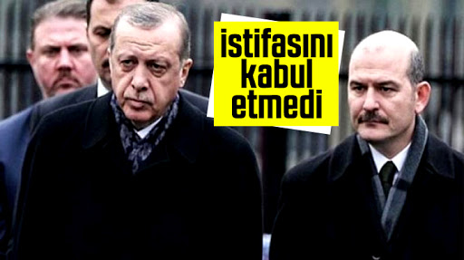 Cumhurbaşkanı Erdoğan; “İstifayı Kabul Etmiyorum”