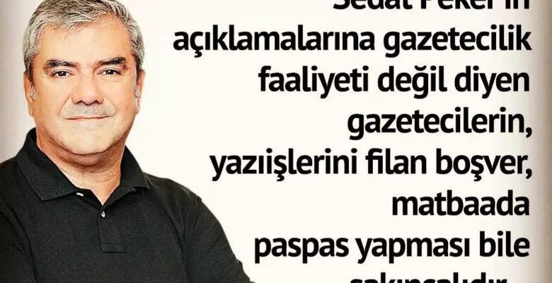 Özdil: ‘240 milyon tirajlı gazete’ nedeniyle AKP ilk defa sallanıyor