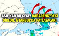 Pazartesi uyarısı: Karadeniz’deki siklon İstanbul’da patlayacak!