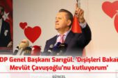Dışişleri Bakanı Çavuşoğlu’nu kutluyorum