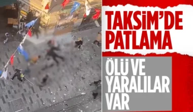 Taksim İstiklal Caddesi’nde patlama: 6 ölü, 53 yaralı