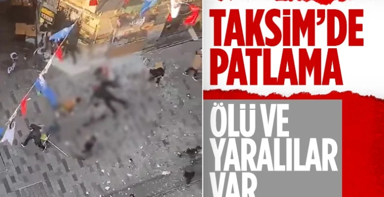 Taksim İstiklal Caddesi’nde patlama: 6 ölü, 53 yaralı