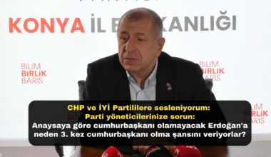 Erdoğan, Kılıçdaroğlu’nun ve Akşener’in Yardımıyla Anayasaya Karşı Bir Komplo Kurmaktadır