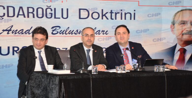 Akdoğan ve Emre, Bursa’da Kılıçdaroğlu doktrinini anlattı
