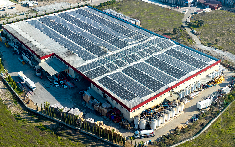 Bir fabrika daha CW Enerji panelleri ile donatıldı