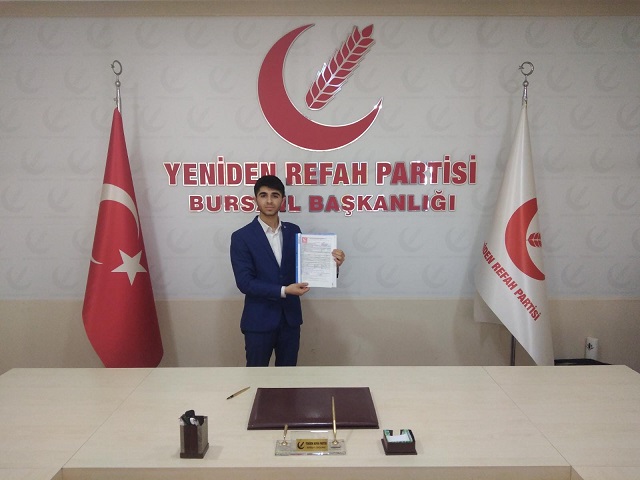 Bursa’nın En Genç Adayı Yeniden Refah’tan!