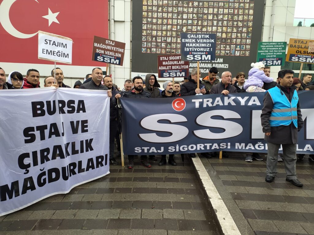 Mücadelemiz büyük. Kararlılığımız kesin. Hakkımızı alacağız
