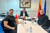 Murat Hançer , Kuzey Makedonya Başbakanlık Müsteşarı Muhittin Kahveci’yi ziyaret etti!