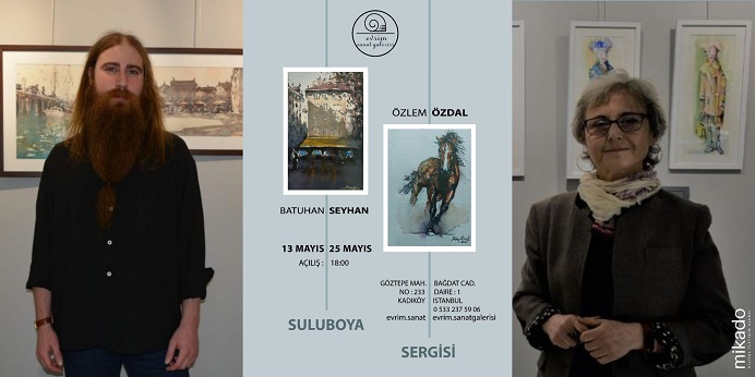 Suluboya Esintileri Evrim Sanat Galerisi’nde