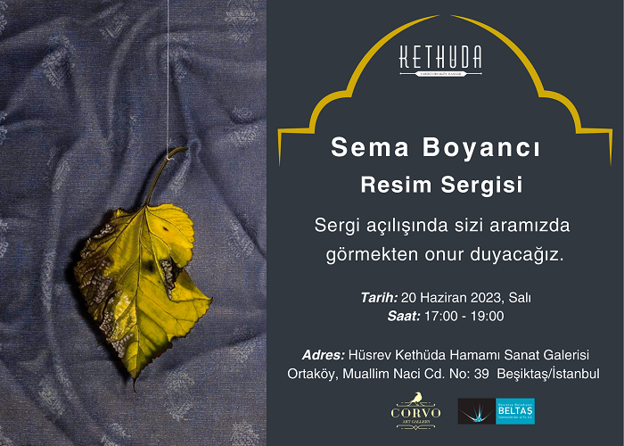 Kethüda Hüsrev Hamamı, Sema Boyancı Kişisel Sergisi’ni Ağırlayacak.