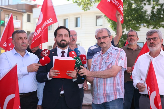 ÜLKEMİZİN TALAN EDİLMESİNE KARŞI MİLLETİMİZLE BİRLİKTE MÜCADELE EDECEĞİZ