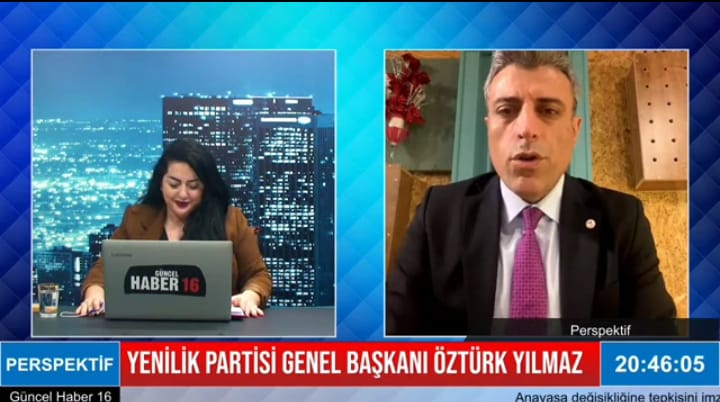 Genel Başkan Öztürk Yılmaz Özge Demir’le Perspektif Programına Konuk Oldu