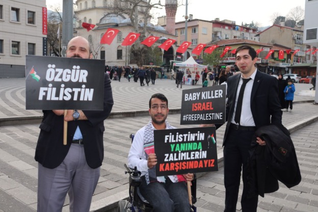 AK Partili Gençlerden Filistin’e Destek
