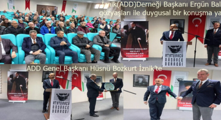 ADD Genel Başkanı Hüsnü Bozkurt İznik’te