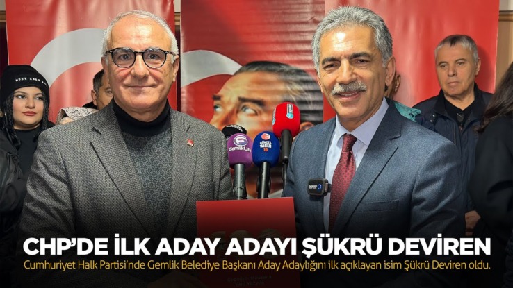 Gemlik’e hizmet etmeye adayım