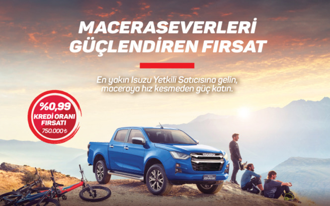 Anadolu Isuzu’nun Avantajlı “Yeni Yıl” Kampanyası  Şubat Sonuna Kadar Devam Ediyor
