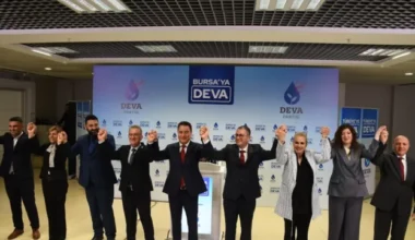 DEVA Partisi’nin Bursa adayları belli oldu…