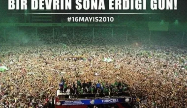 Ali Yazır yazdı; 16 Mayıs 2010 öncesi ve sonrası Bursaspor