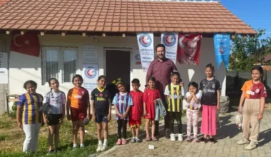 Kasım Alper Özdemir Bayramı Makedonya’da Çocuklar ile Kutladı
