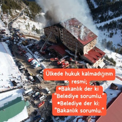 Ali Yazır yazdı; Bakanlık: “Belediye sorumlu.” Belediye: “Bakanlık sorumlu.”  Sizin bakanlığınızda belediyenize de yuh olsun.