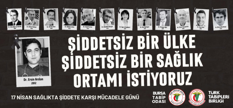 BİLİMSEL, DEMOKRATİK VE ŞİDDETSİZ BİR SAĞLIK ORTAMI İÇİN MÜCADELEYİ SÜRDÜRÜYORUZ!