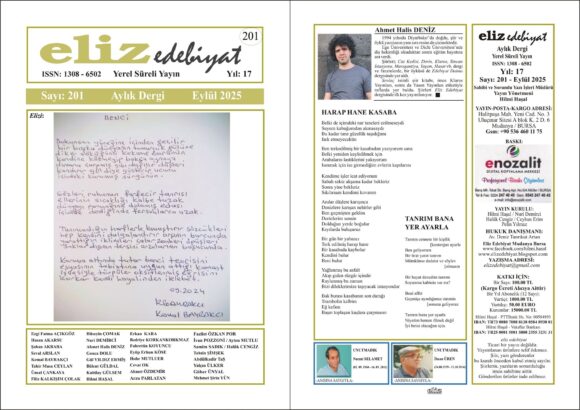 Eliz Edebiyat Dergisi 201. Sayısıyla Okurla Buluştu!