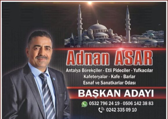 ADNAN ASAR’DAN ESNAFA GÜÇLÜ MESAJ: “KOLTUK İÇİN DEĞİL, HİZMET İÇİN GELİYORUZ”