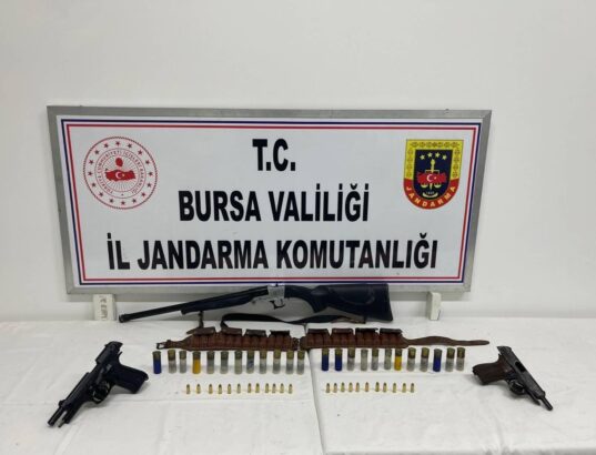 İznik’te Ruhsatsız Silah Operasyonu: Çok Sayıda Mühimmat Ele Geçirildi