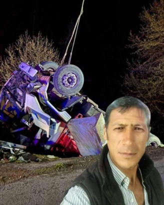 Alanya da kamyon şarampole devrildi: 1 ölü, 1 yaralı
