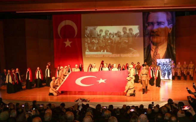 Bursa’da 18 Mart Programına Yoğun Katılım: Protokol Merinos AKKM’de Buluştu