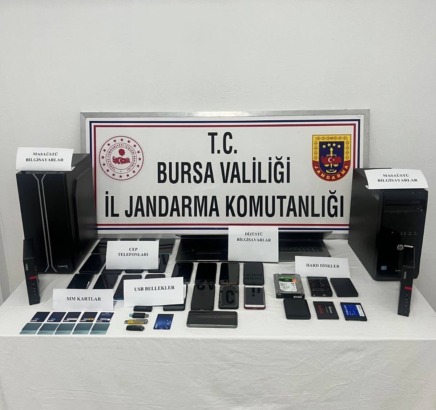 Bursa Jandarmasından Dev Siber Dolandırıcılık Operasyonu