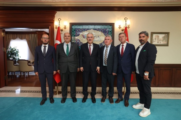 Gelecek Partisi Bursa Teşkilatı’ndan Vali Erol Ayyıldız’a Veda Ziyareti