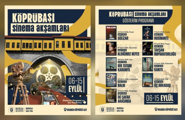 Irgandı Köprüsü’nde sinema keyfi başlıyor