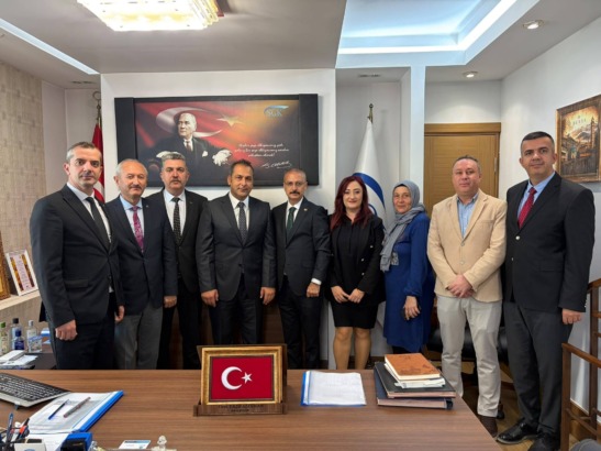 İbrahim Bulut ve Şube Başkanlarından SGK Bursa İl Müdürü Cem Taşkaldıran’a Ziyaret
