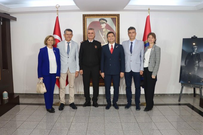 TEMAD Bursa Şube Başkanı Ercan Aktaş ve Yönetim Kurulundan İl Jandarma Komutanımıza Ziyaret