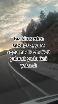 BİZ KİMSEDEN SEBEPSİZ YERE SOĞUMADIK!